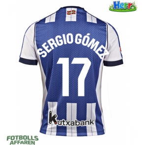 Real Sociedad Sergio Gomez #17 Hemmatröja 2025-26 Kortärmad